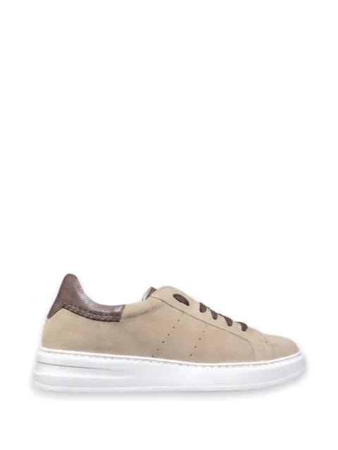 panelled suede sneakers by CALCE