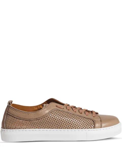 perforated leather sneakers by CALCE