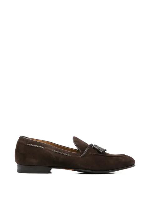 tassel trim loafers by CALCE