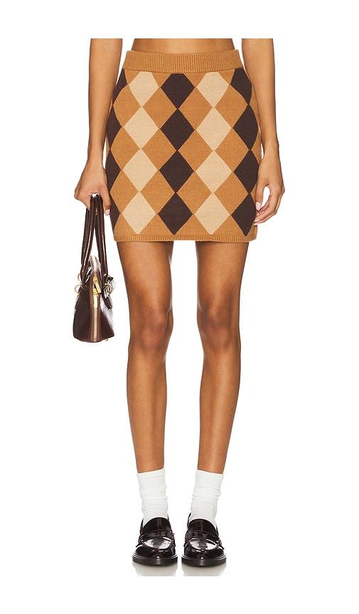Callahan Dawn Mini Skirt in Tan by CALLAHAN