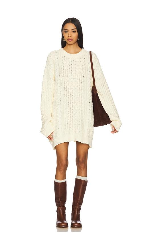 Callahan Mia Cableknit Sweater in Cream by CALLAHAN