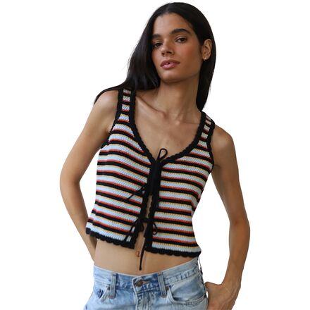 Mai Crochet Tie Tank Top by CALLAHAN