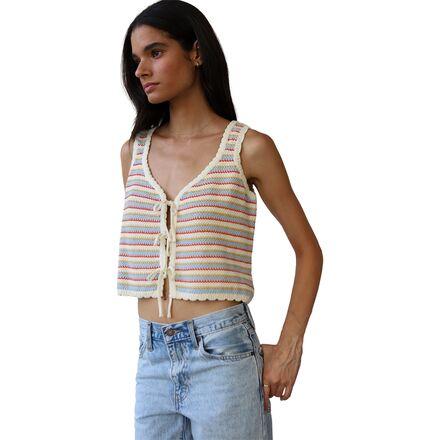 Mai Crochet Tie Tank Top by CALLAHAN