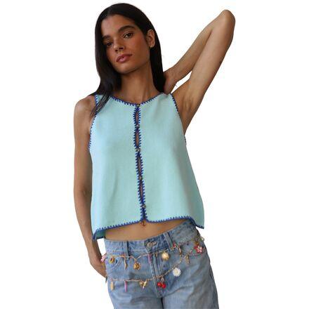 Mala Knit Stitch Tank Top by CALLAHAN