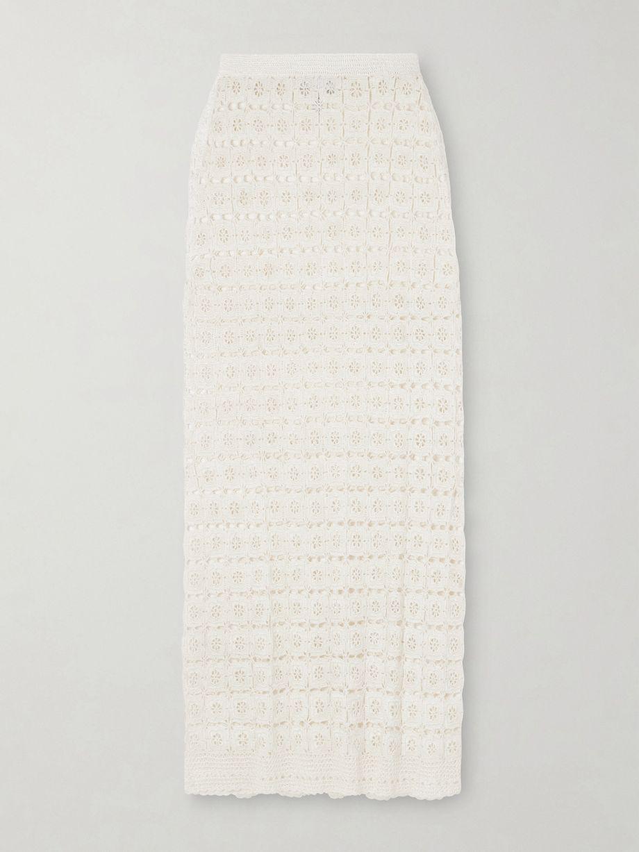 Tea Party crochet midi skirt by CALLE DEL MAR