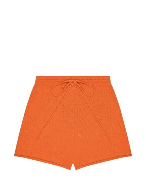 cashmere drawstring shorts by CALLE DEL MAR