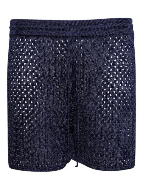 open-knit shorts by CALLE DEL MAR