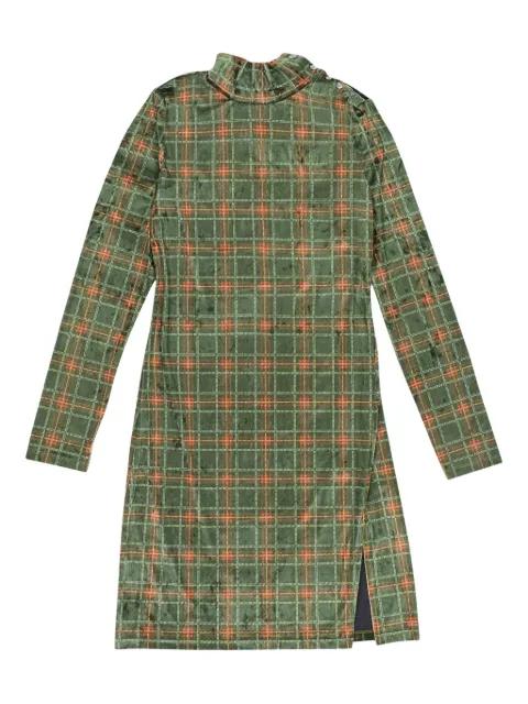 plaid mini dress by CALLIPYGIAN