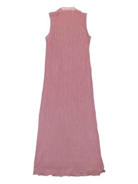 pleated lurex "Pink" dress by CALLIPYGIAN