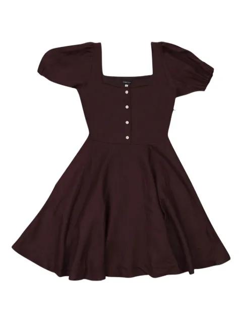 puff-sleeve mini dress by CALLIPYGIAN