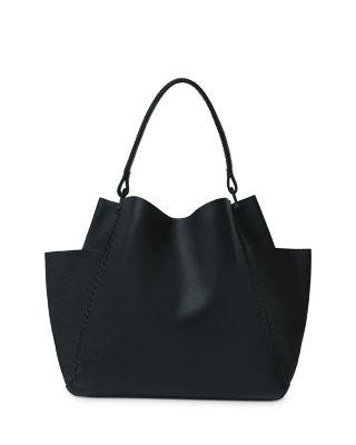 Large Leather Shoulder Bag by CALLISTA