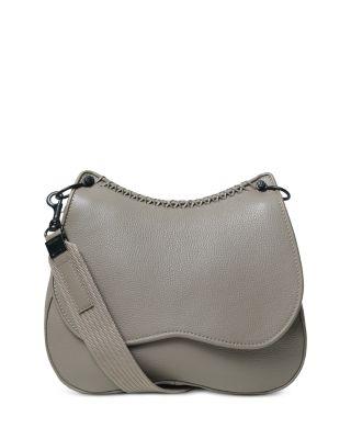 Medium Grained Leather Saddle Bag by CALLISTA