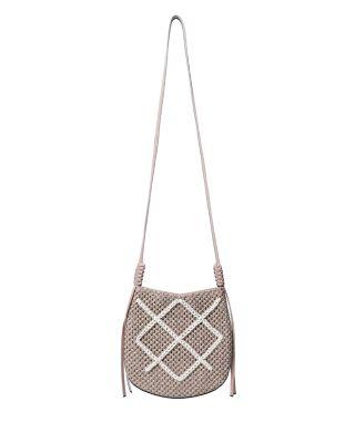 Messenger Latte Raffia & Leather by CALLISTA