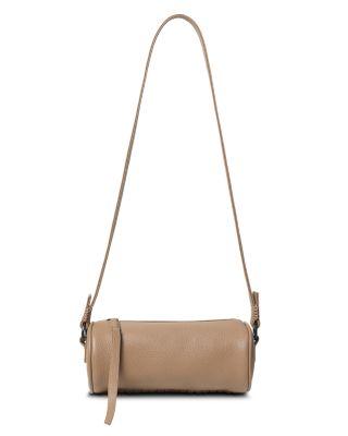 Mini Barrel Bag Grained Leather by CALLISTA