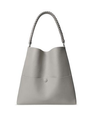 Slim M Tote Oat Grained Leather by CALLISTA