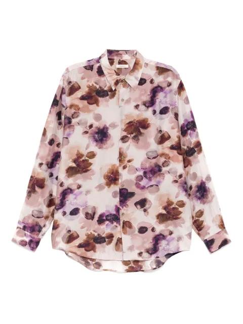 floral-print shirt by CALMLENCE