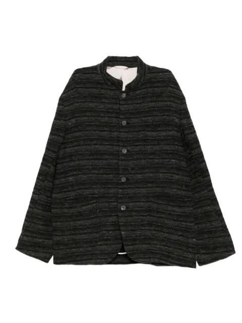 stand collar jacket by CALMLENCE