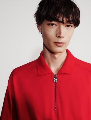 1/4 Zip Polo by CALVIN KLEIN