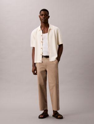 90s Relaxed Cropped Chinos by CALVIN KLEIN