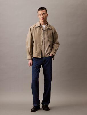 90s Straight Lyocell Blend Jeans by CALVIN KLEIN