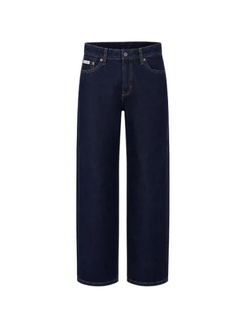 90s logo-patch jeans by CALVIN KLEIN