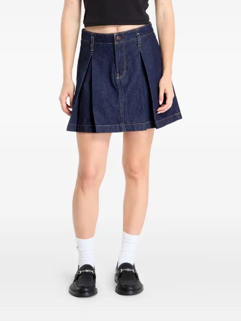 A-line denim mini skirt by CALVIN KLEIN