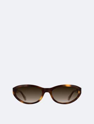 Acetate Cat Eye Sunglasses by CALVIN KLEIN