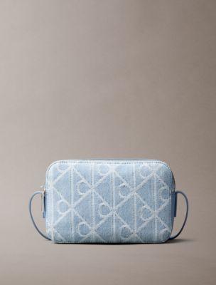 Allover Emblem Logo Denim Camera Bag | Calvin Klein by CALVIN KLEIN