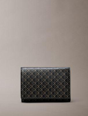 Allover Emblem Logo Trifold Wallet | Calvin Klein by CALVIN KLEIN