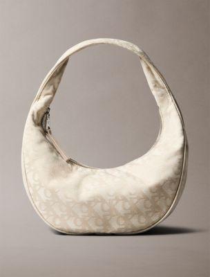 Allover Monogram Crescent Shoulder Bag | Calvin Klein by CALVIN KLEIN