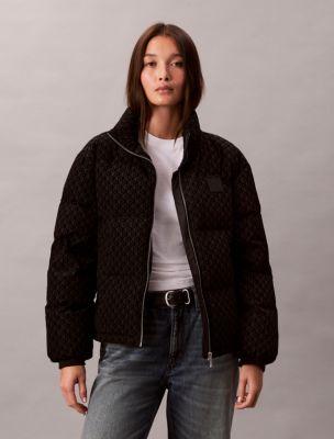 Allover Monogram Puffer Jacket by CALVIN KLEIN