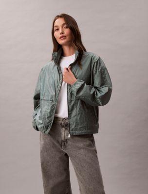 Allover Monogram Windbreaker Jacket by CALVIN KLEIN