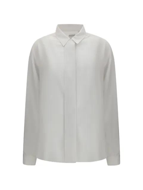 Amari concealed-placket shirt by CALVIN KLEIN