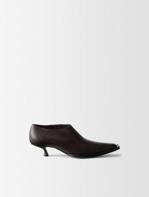 Anna Leather Ankle Boot by CALVIN KLEIN