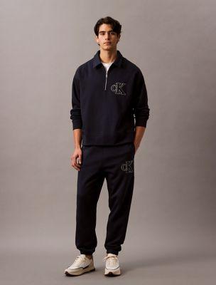 Archive Fleece Varsity Logo Joggers by CALVIN KLEIN