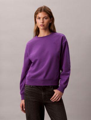 Archive Logo Fleece Relaxed Sweatshirt by CALVIN KLEIN