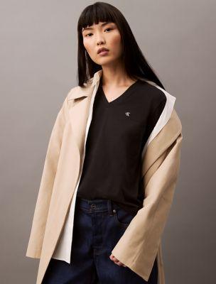 Archive Logo V-Neck T-Shirt by CALVIN KLEIN