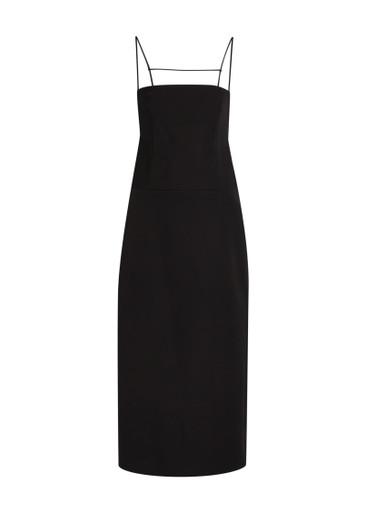 Artemis open-back cotton midi dress by CALVIN KLEIN