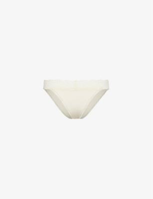 Attraction lace-waistband stretch-woven briefs by CALVIN KLEIN