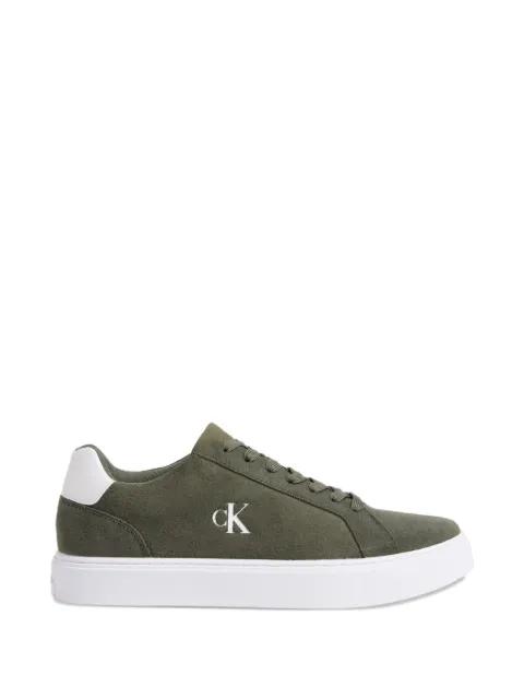 Baseline logo-print lace-up sneakers by CALVIN KLEIN