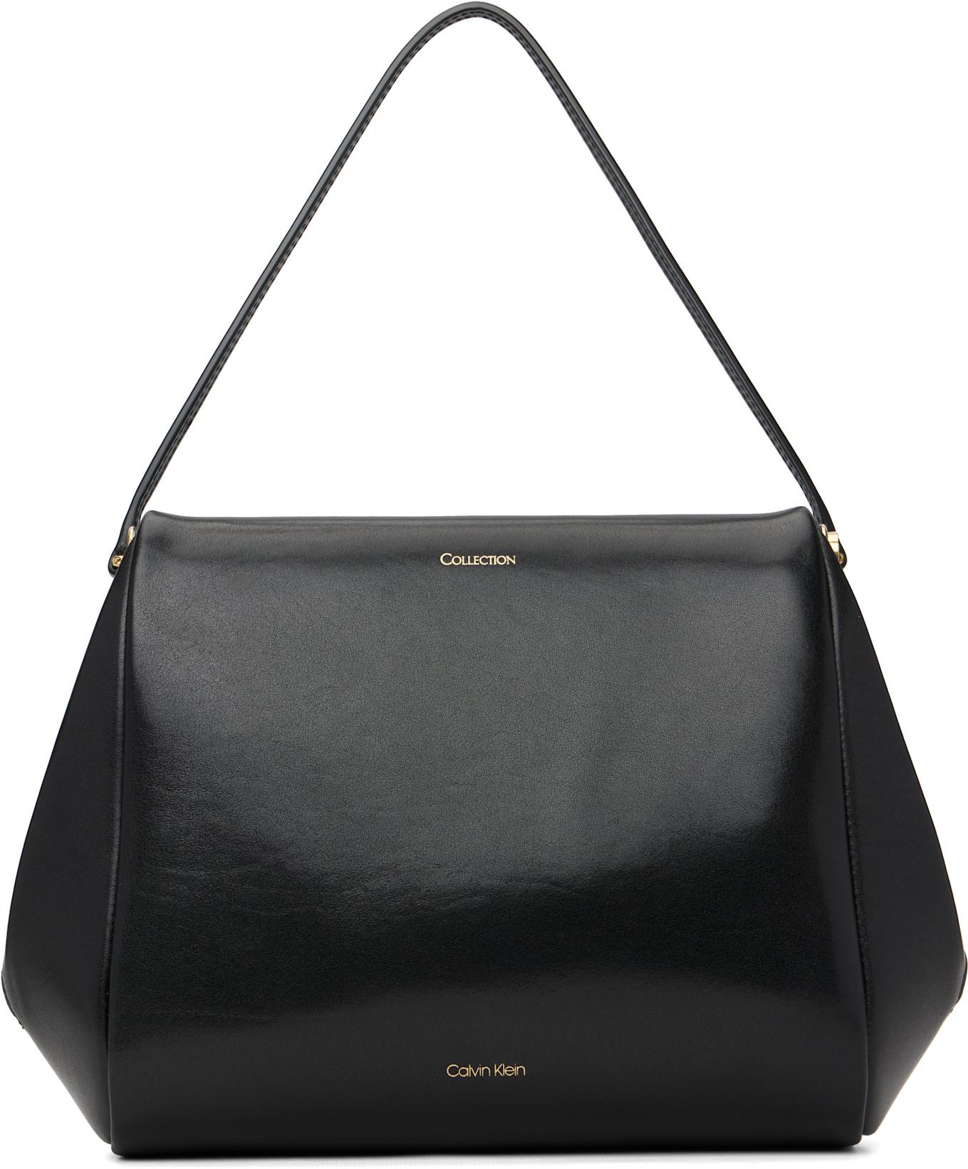 Black Tina Frame Bag by CALVIN KLEIN