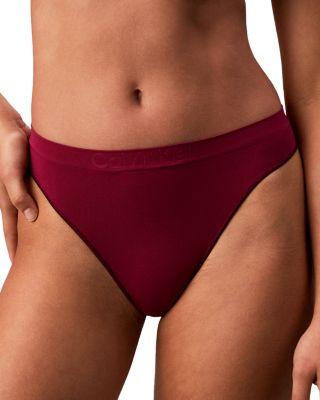 Bonded Flex Mid Rise Thong by CALVIN KLEIN