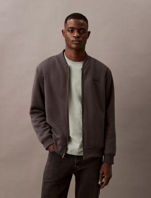 Bonded Sherpa Bomber Jacket by CALVIN KLEIN