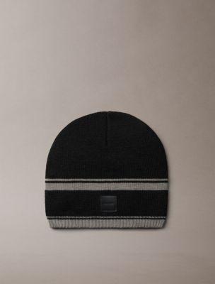 Border Stripe Beanie | Calvin Klein by CALVIN KLEIN