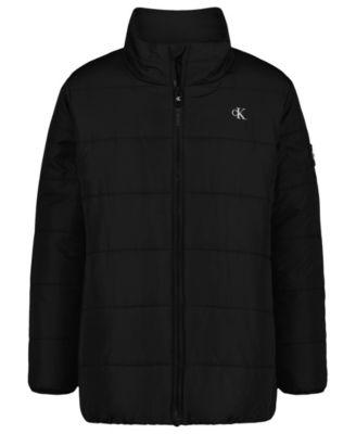 Boys' 8-20 Logo Patch Detail Puffer Jacket by CALVIN KLEIN