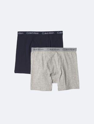 Boys Cotton Stretch 2-Pack Boxer Brief by CALVIN KLEIN