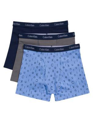 Boys Cotton Stretch 3-Pack Boxer Brief by CALVIN KLEIN