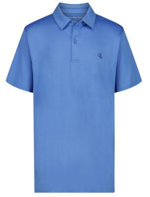 Boys Monogram Tech Polo Shirt by CALVIN KLEIN