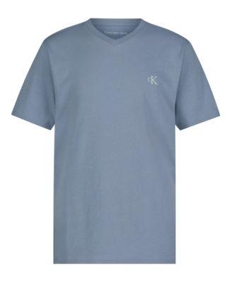 Boys Monogram V-Neck T-Shirt by CALVIN KLEIN
