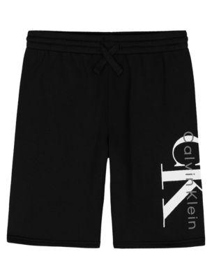 Boys Monologo Graphic Knit Shorts by CALVIN KLEIN